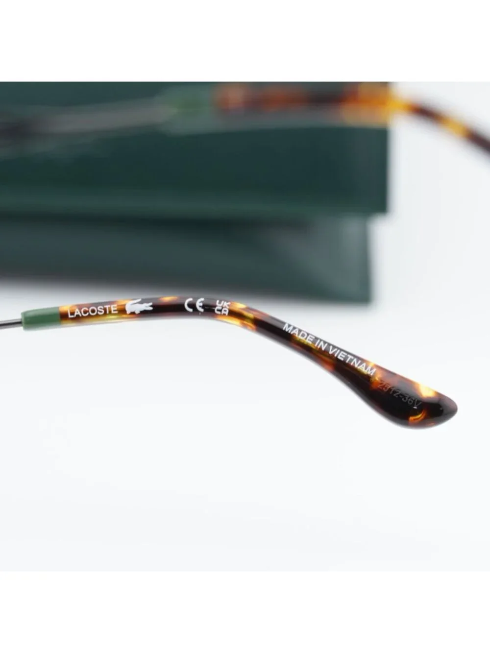 Lacoste L2984 N 001 Square 53mm Eyeglasses - Black